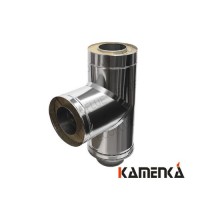 Тройник сэндвич EcoFlue 0,5мм оцинковка диаметр 300х200