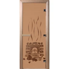 Дверь Doorwood Банька Бронза матовая
