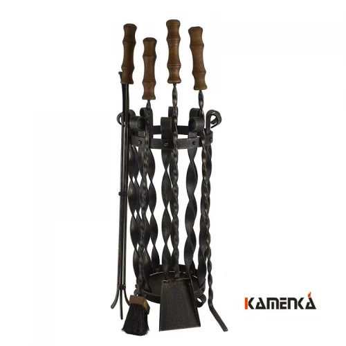 Каминный набор Корзинка жел. ручки